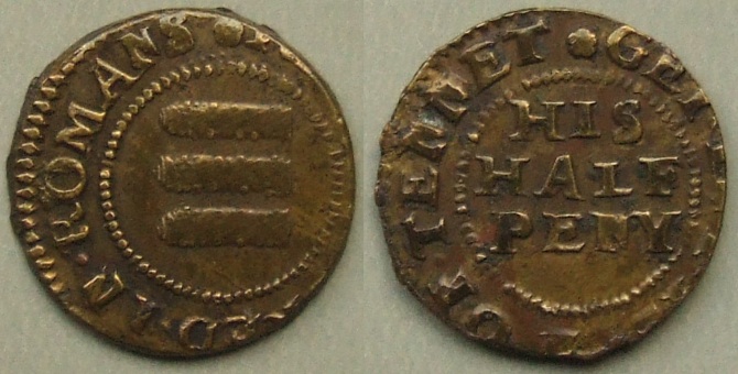Ramsgate, Hen Noldred halfpenny token N2696
